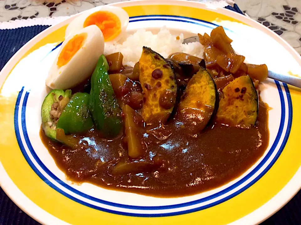 美味しい夏野菜カレー🍛😋|アライさんさん