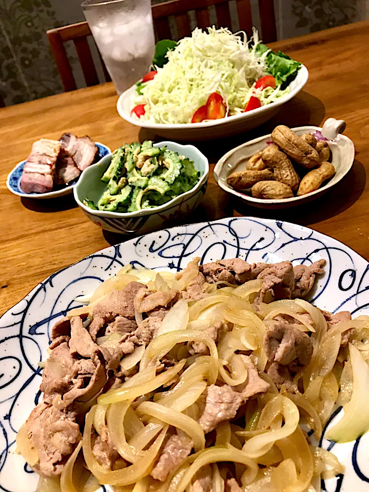 Snapdishの料理写真:✨漢の残り物+簡単cooking✨|中さんさん