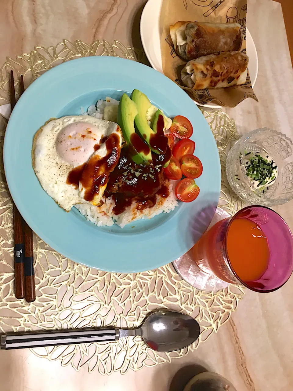 Snapdishの料理写真:ロコモコ丼|Noonさん