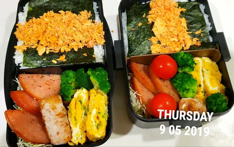 ハムステーキとのり弁当|うるめさん