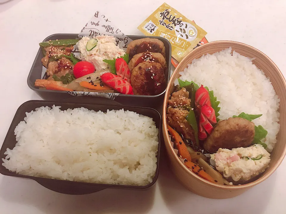 Snapdishの料理写真:旦那＆長男弁当🍱|naaaaaaa♡さん