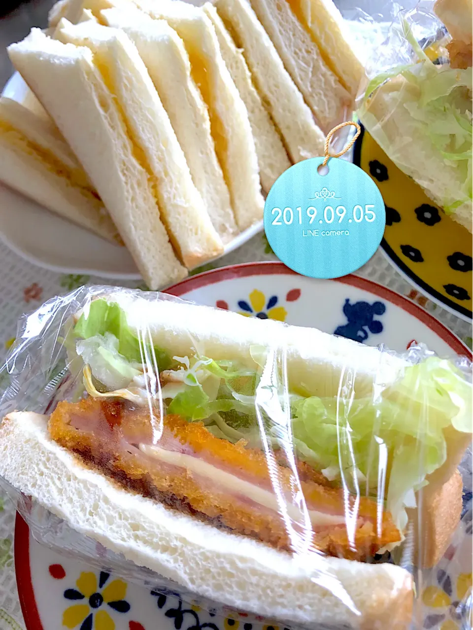 ハムカツチーズサンド🥪|harutomomamaさん