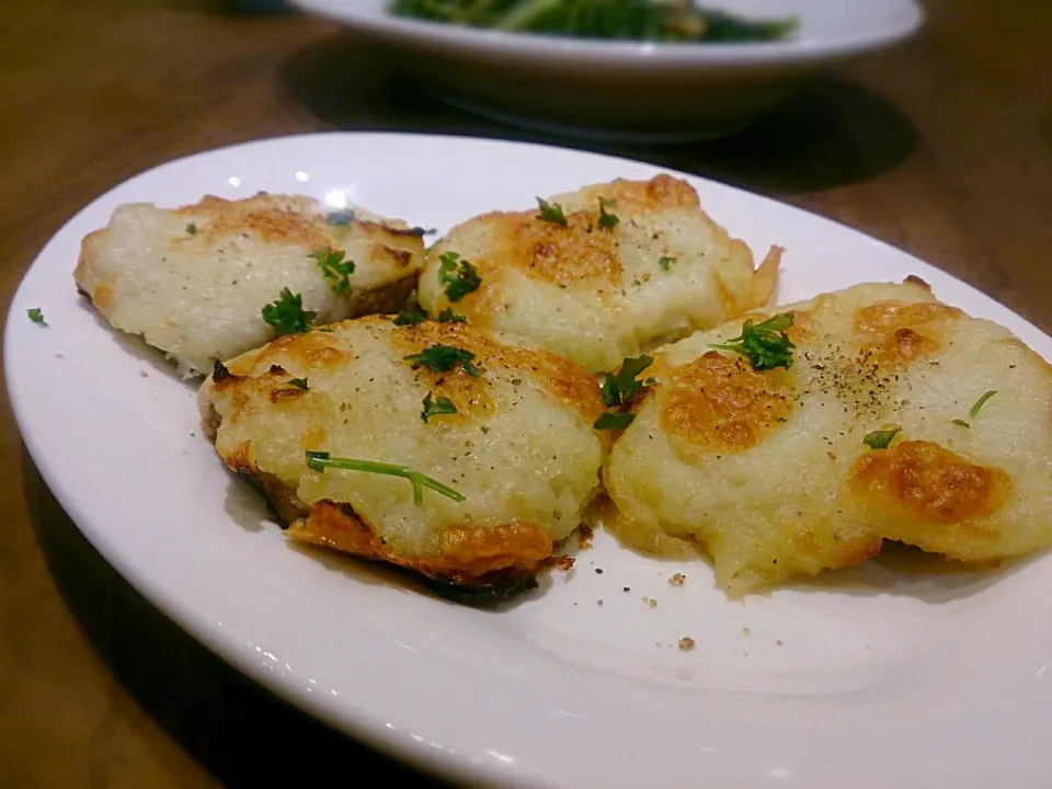 椎茸のマッシュポテト焼き|古尾谷りかこさん