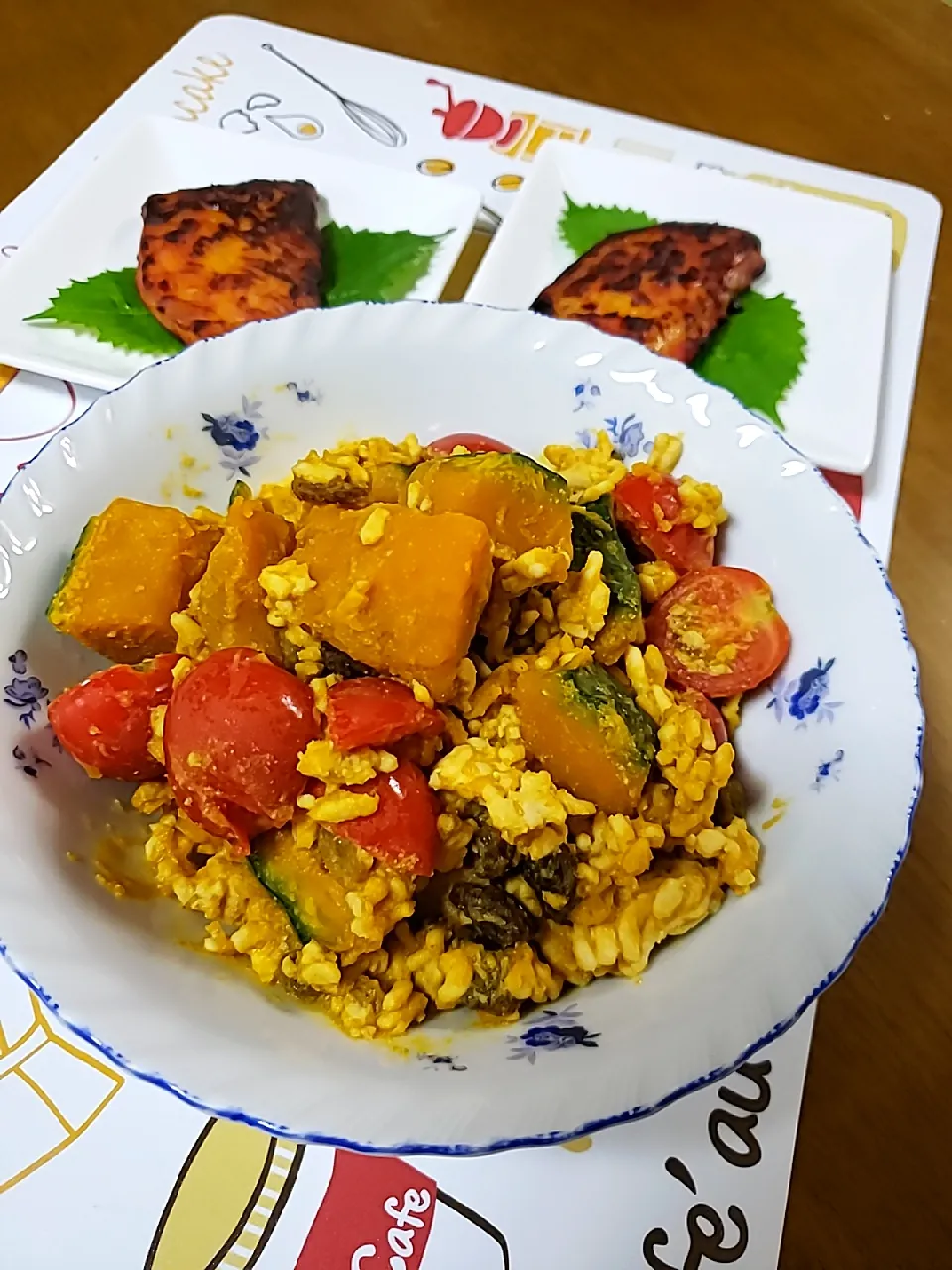 かぼちゃの鶏そぼろ煮♪|aiさん