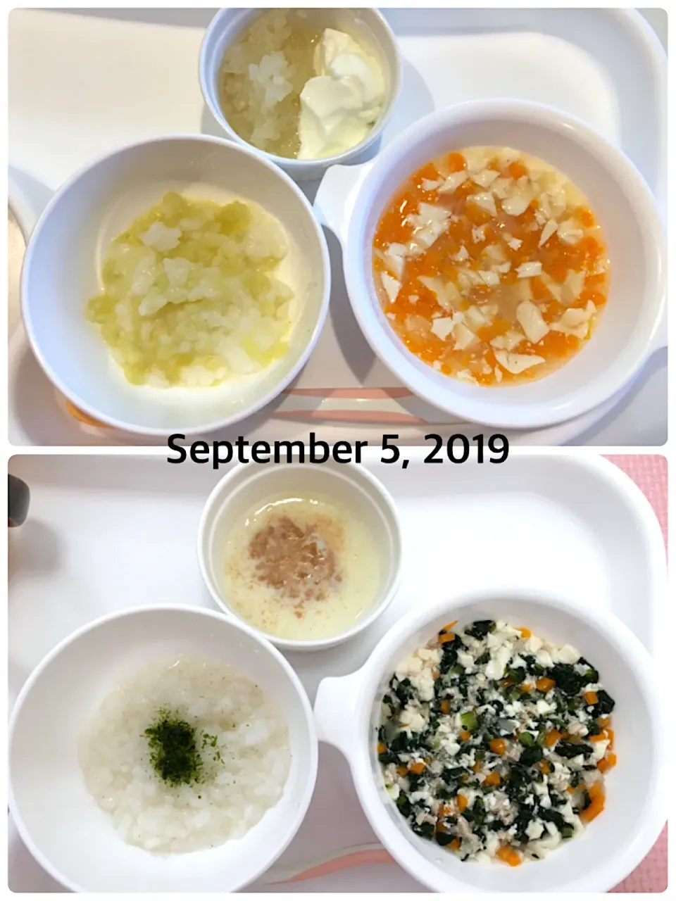 〜8ヶ月 本日の離乳食〜2019.9.5|yuuさん