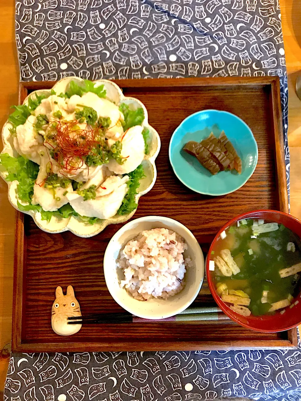 水晶鶏定食|はるたそさん