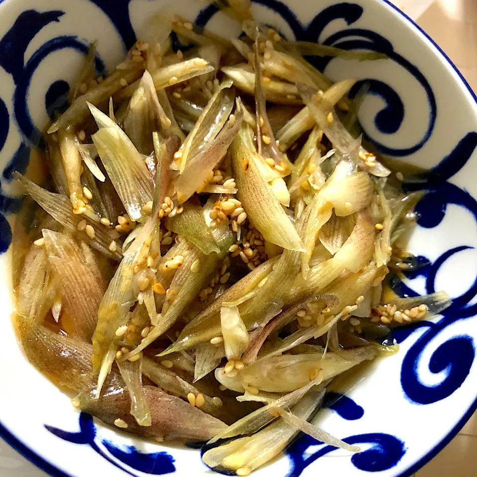 みょうがの胡麻和え|沙織さん