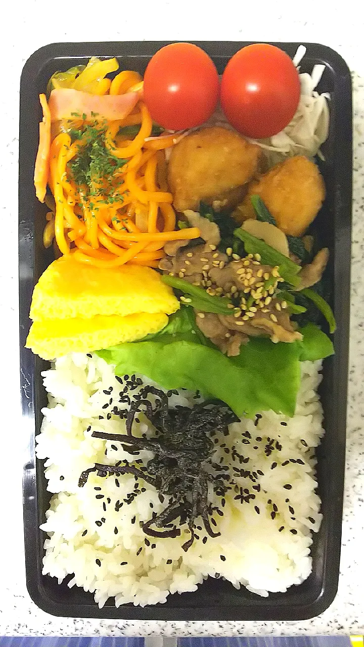 Snapdishの料理写真:夫お弁当|かねしろ食堂さん