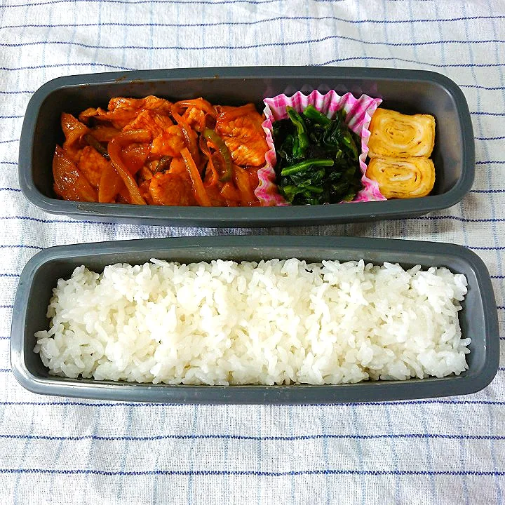 ポークチャップ弁当|jun(・x・)さん