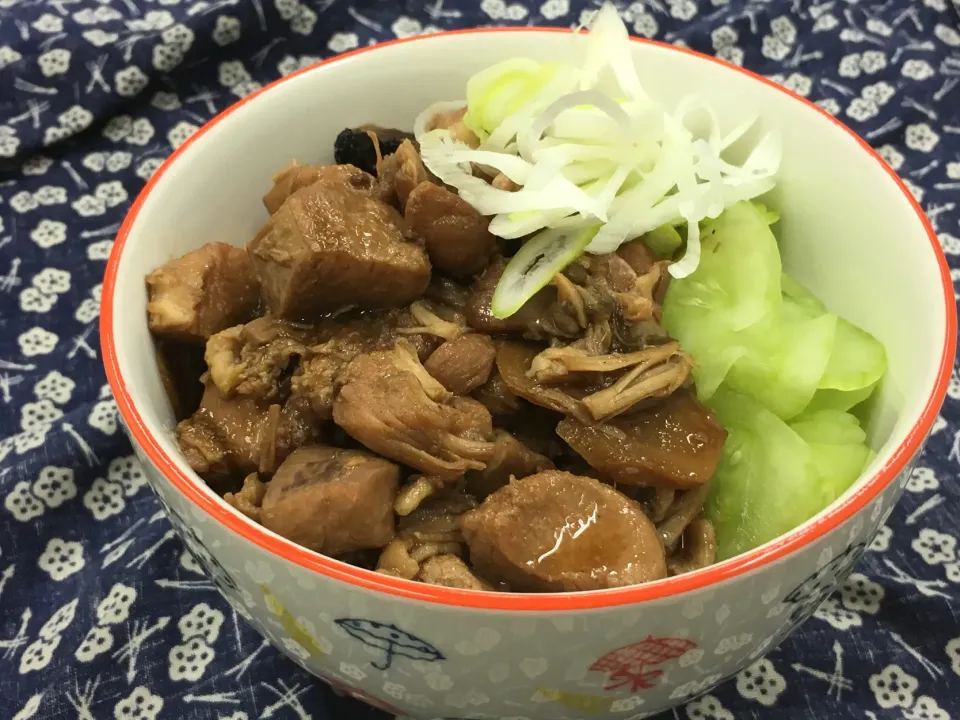 今日のお弁当は魯肉飯の鶏肉版のやつ|Namiko Kanoyaさん