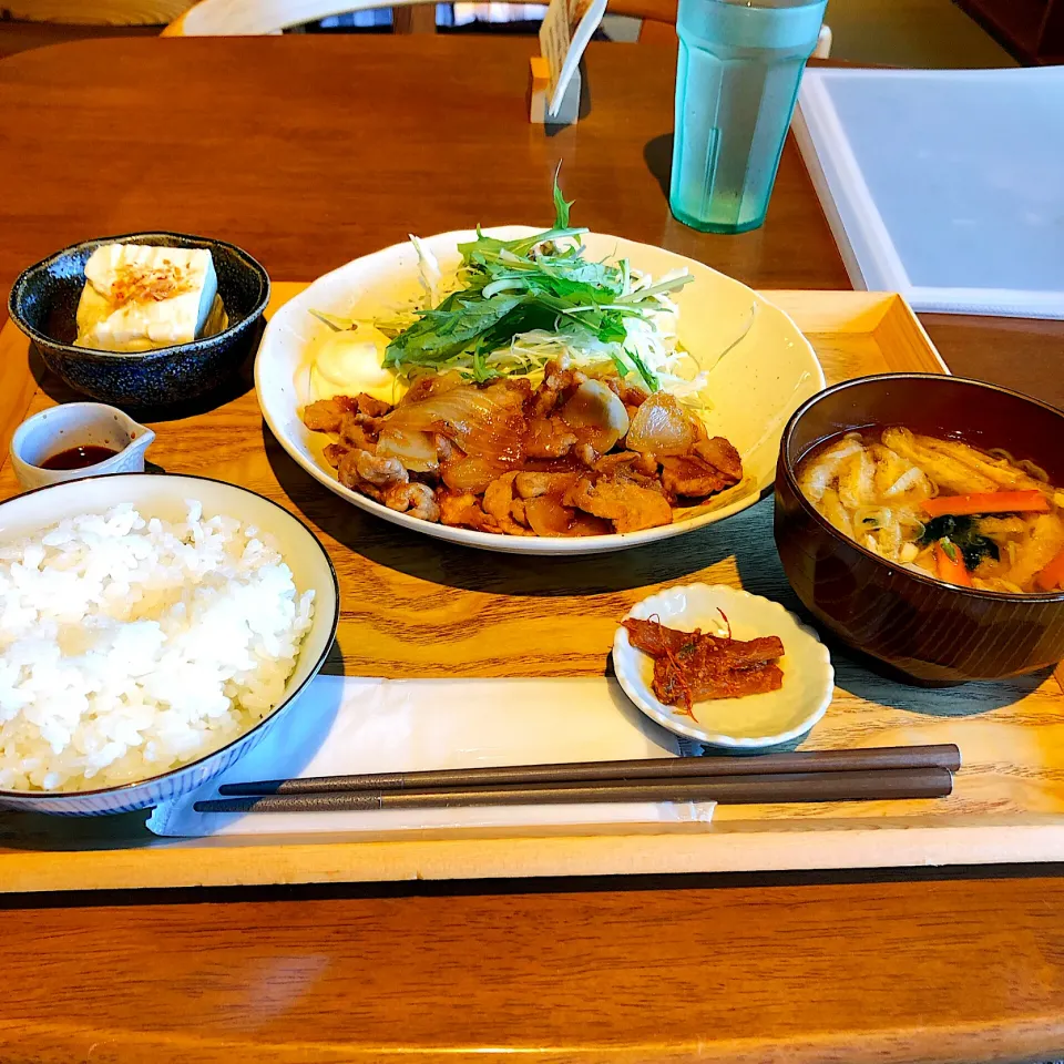 温泉後のアツい生姜焼き定食！|Perritoさん