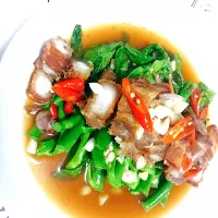 Snapdishの料理写真:Thai kale stir with oyster sauce|Beer Anantakulさん