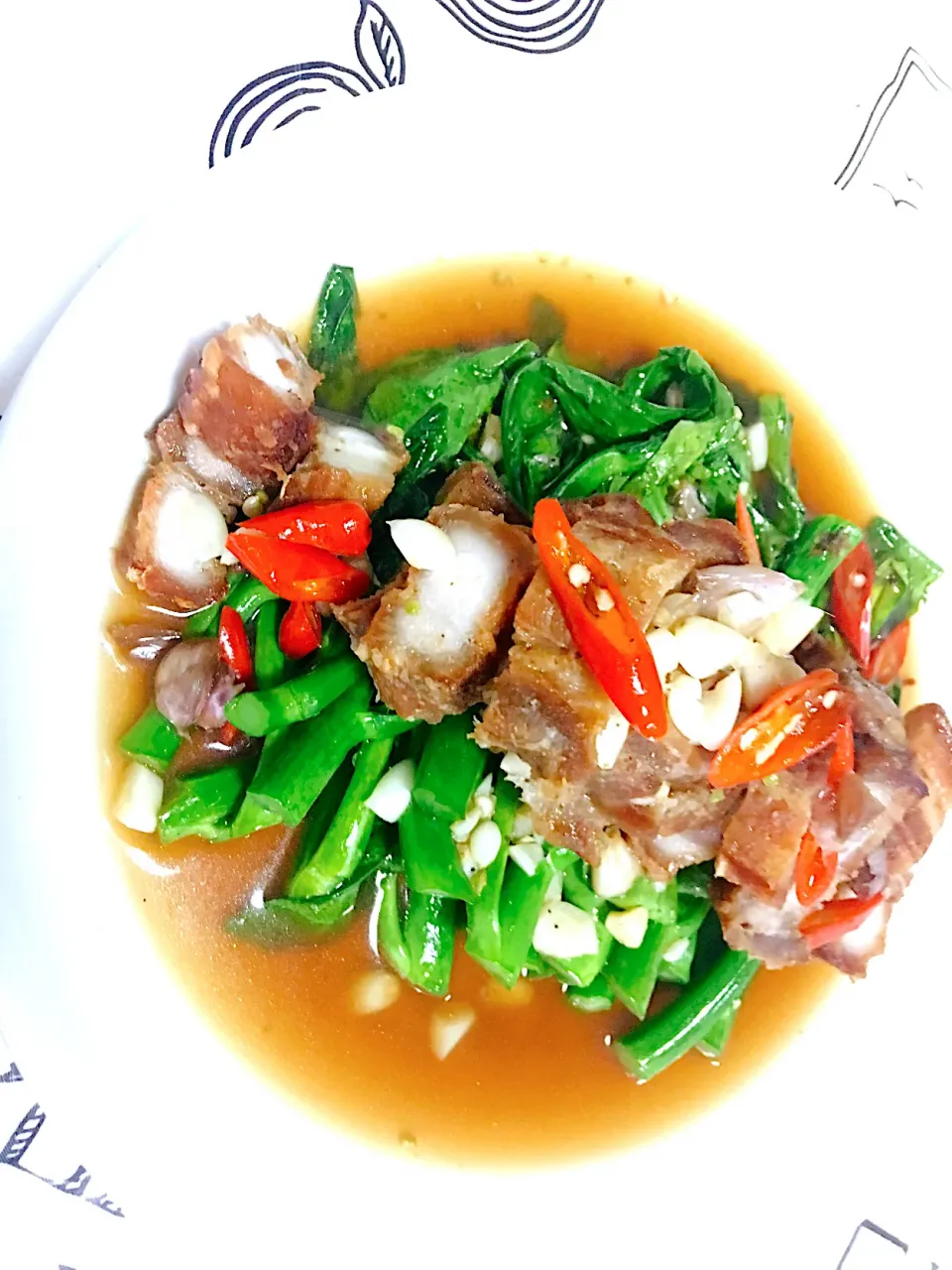 Thai kale stir with oyster sauce|Beer Anantakulさん