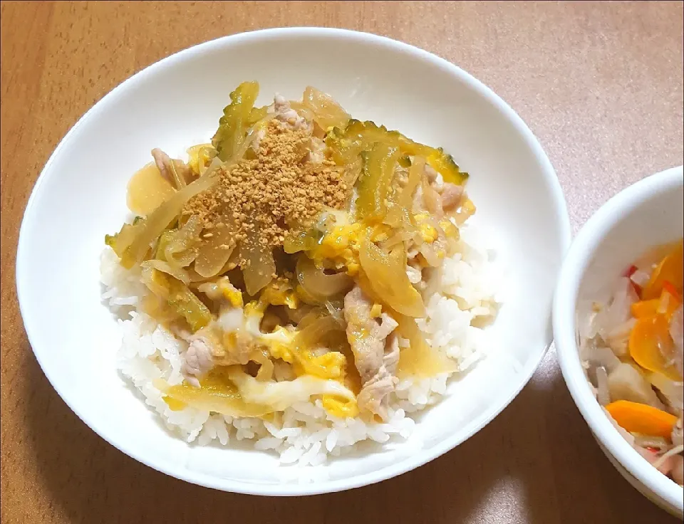 豚ごまゴーヤチャンプルー丼|ナナさん