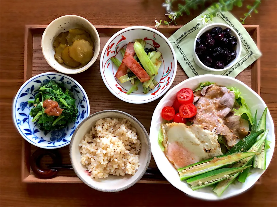 冷しゃぶサラダ定食|ゆみさん