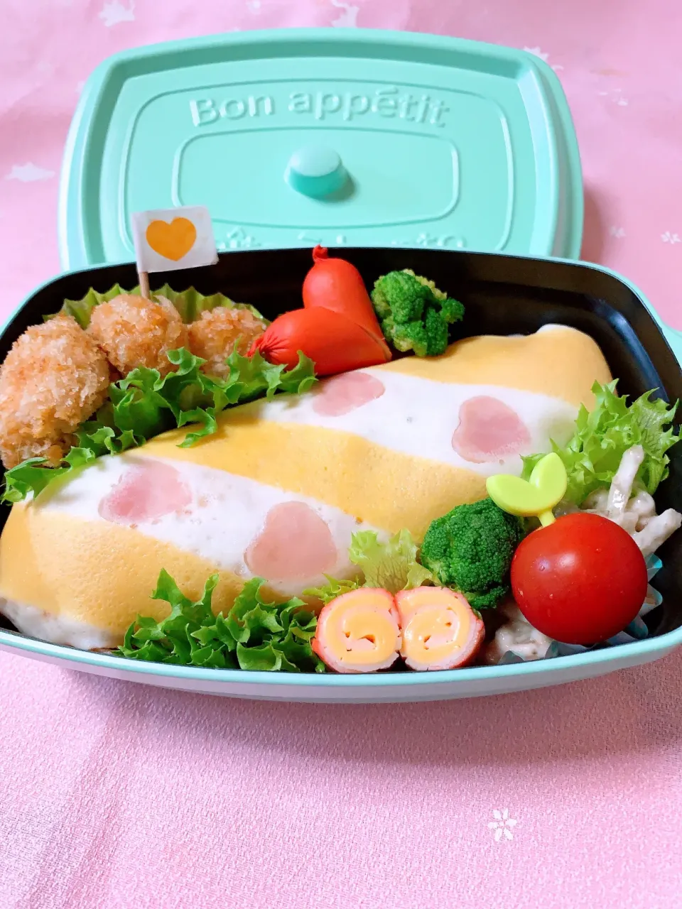 ツートンオムライス弁当|はなママさん