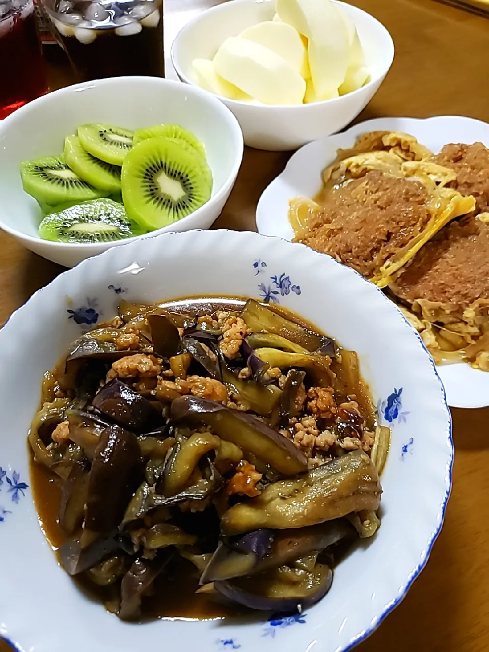 麻婆茄子は鶏挽き肉使用
カツ煮はヒレで♪|aiさん