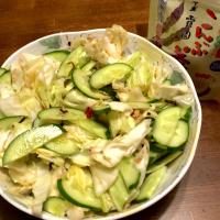 玉露園さんの減塩こんぶ茶でやみつき塩キャベツ