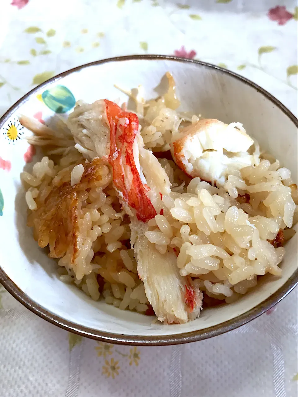 Snapdishの料理写真:今日のご飯  カニ飯❤❤❤|つるひめさん