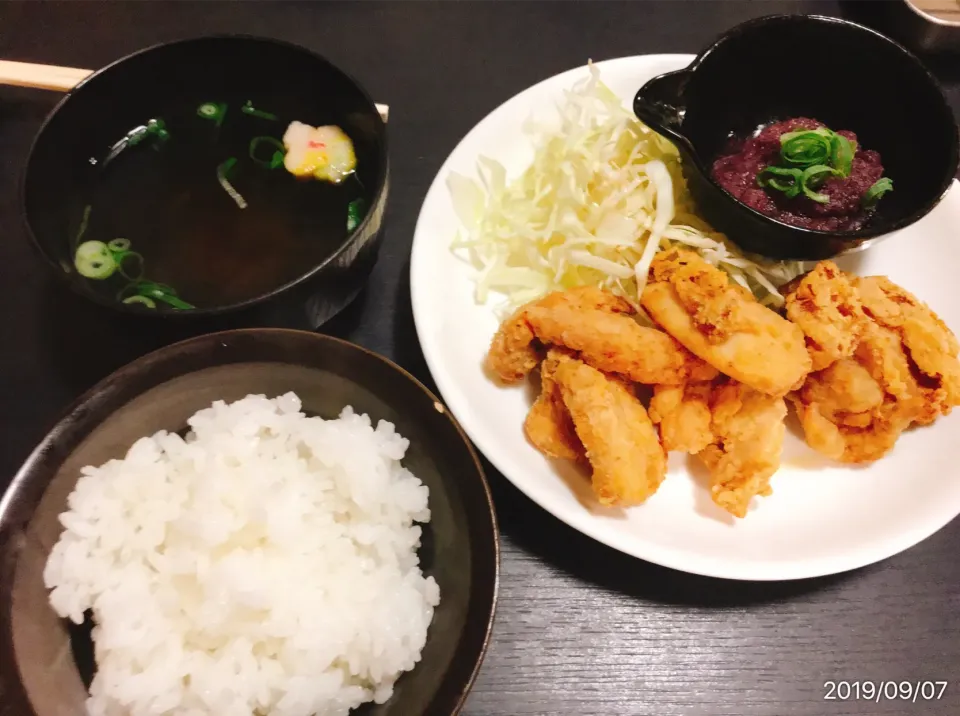 唐揚げ定食|コージ💫さん