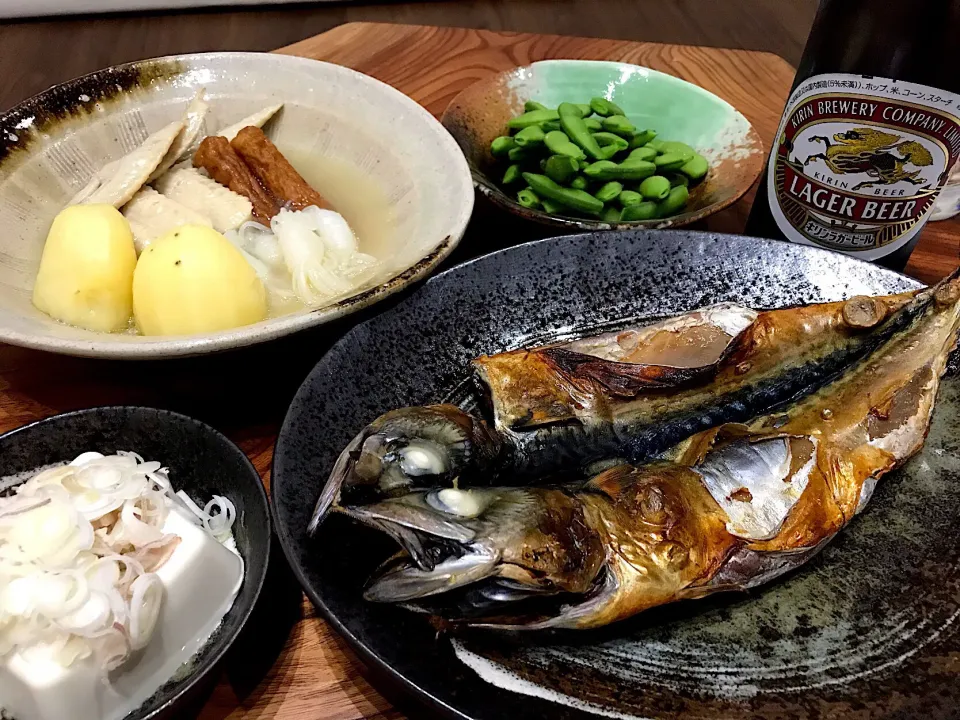 2019.9.7 鯖の干物焼き🍻🍻🍻|ゆみずさん