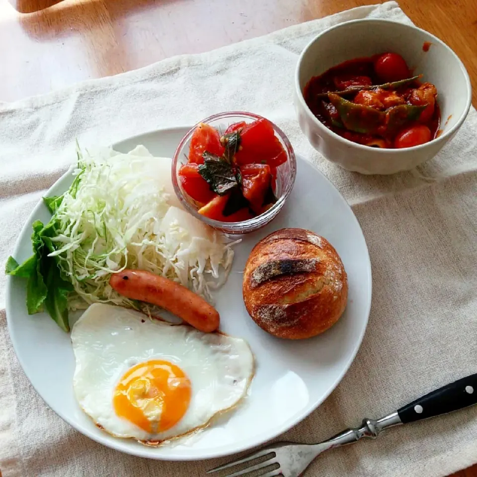 ハニーソイパンで朝ごはん|えるえるさん