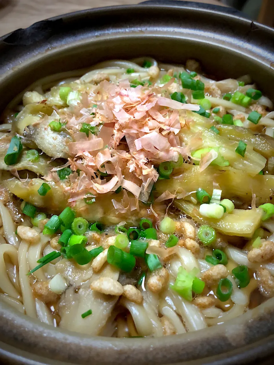 焼きナスうどん|ミウトおかんさん