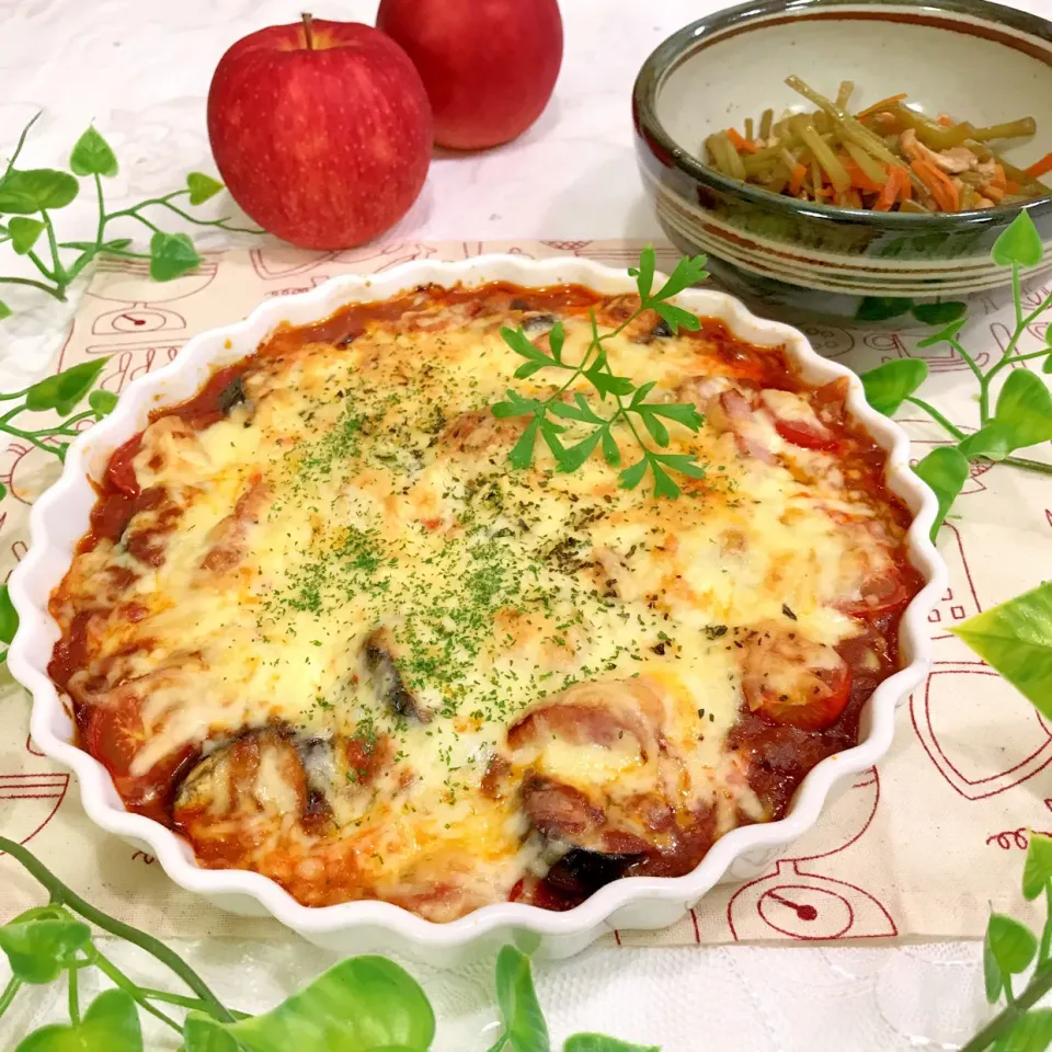 🍆ナスとポテトのミートソースグラタン|TAYOKOさん
