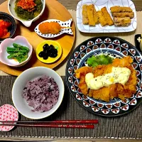 Snapdishの料理写真:チキン南蛮のタルタル掛け|てんのすけさん