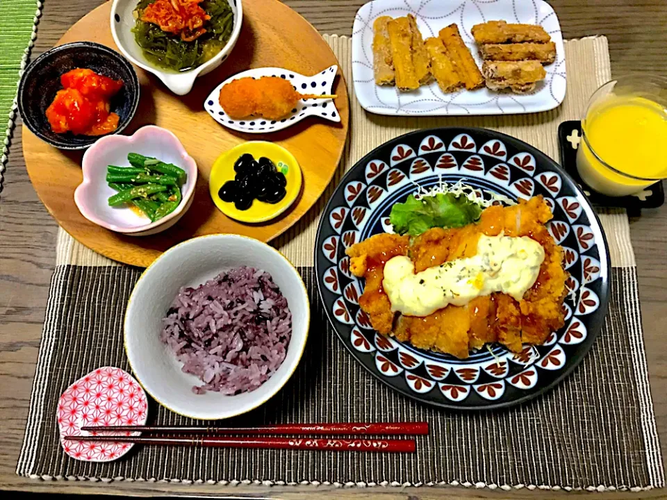 Snapdishの料理写真:チキン南蛮のタルタル掛け|てんのすけさん