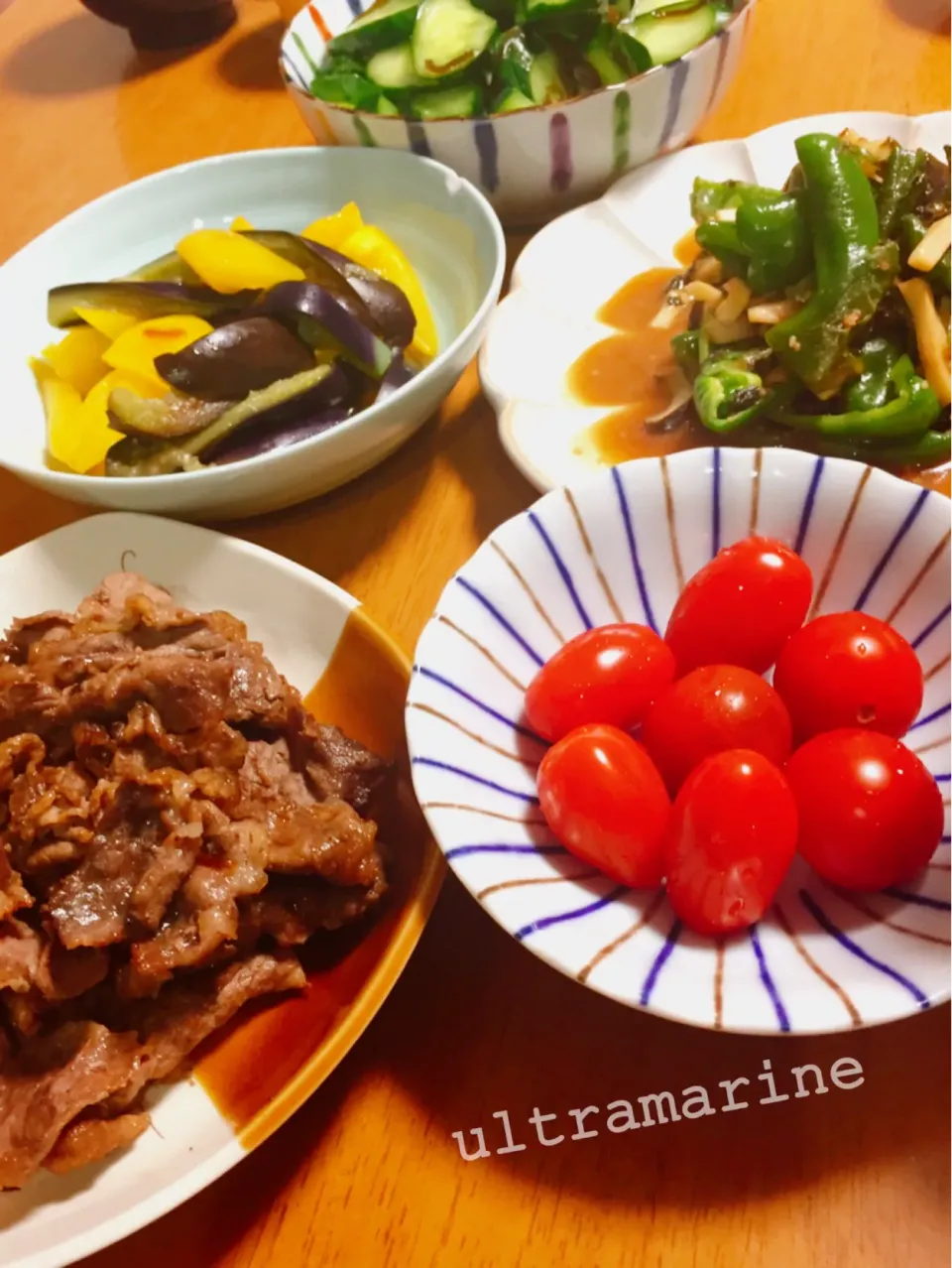 Snapdishの料理写真:＊ある日の簡単晩ごはん♫＊|ultramarineさん