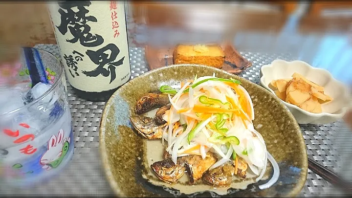豆あじの南蛮漬け🐟
筍の煮物🍶|びせんさん