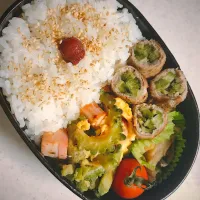 Snapdishの料理写真:ゴーヤづくし弁当！！|naga maiさん