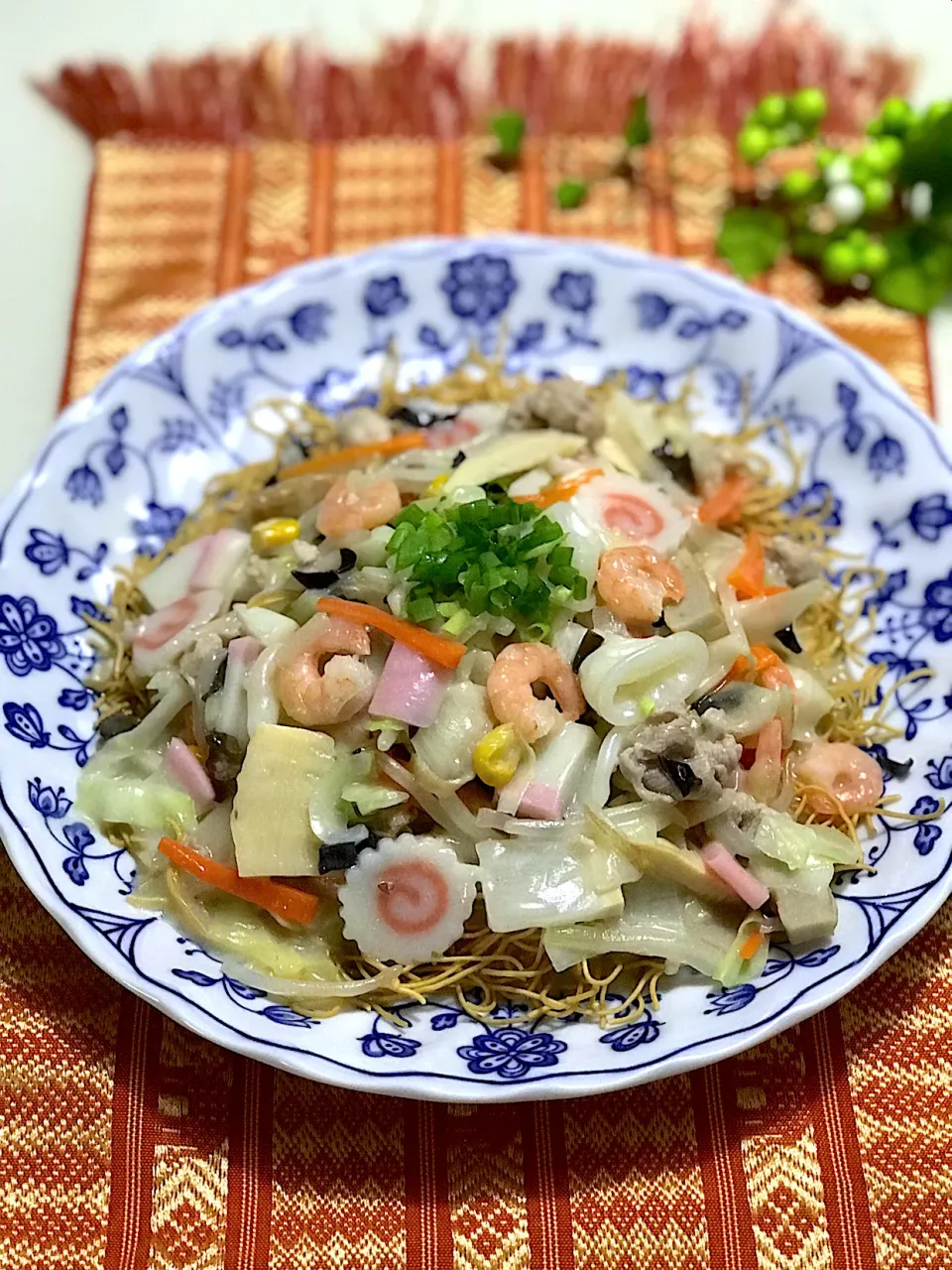 🌱故郷の味  《具沢山の長崎皿うどん》🌱|ちゃべさん