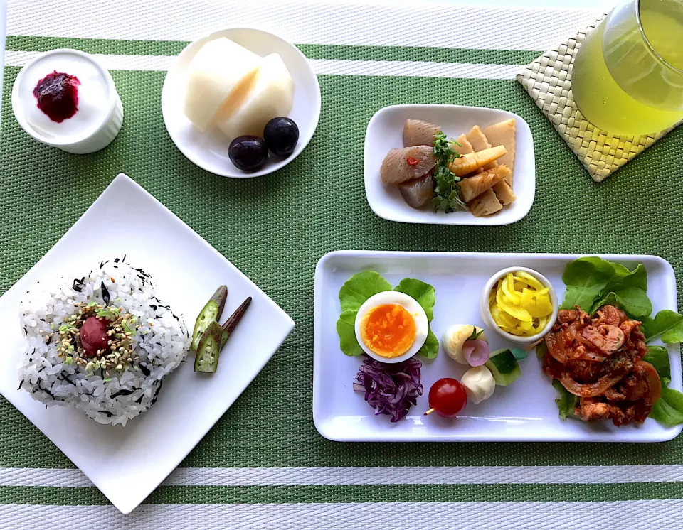 Snapdishの料理写真:🌱夫の朝ごはん🌱|ちゃべさん