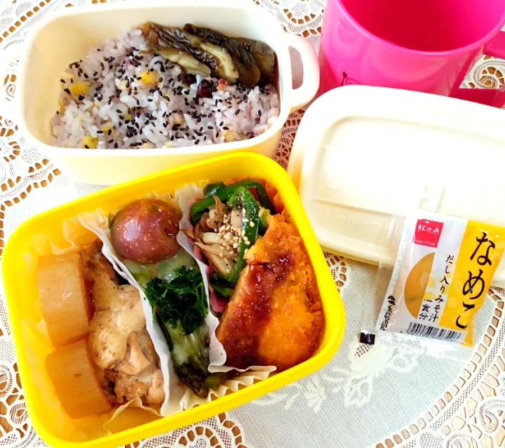 Snapdishの料理写真:作り置きを詰めただけの
娘へのお弁当|🌻ako ·͜·♡peco🌻さん