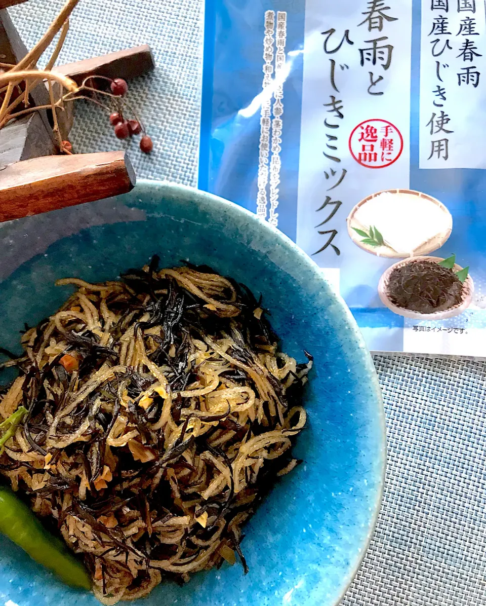 春雨とひじきの煮物|シュトママさん