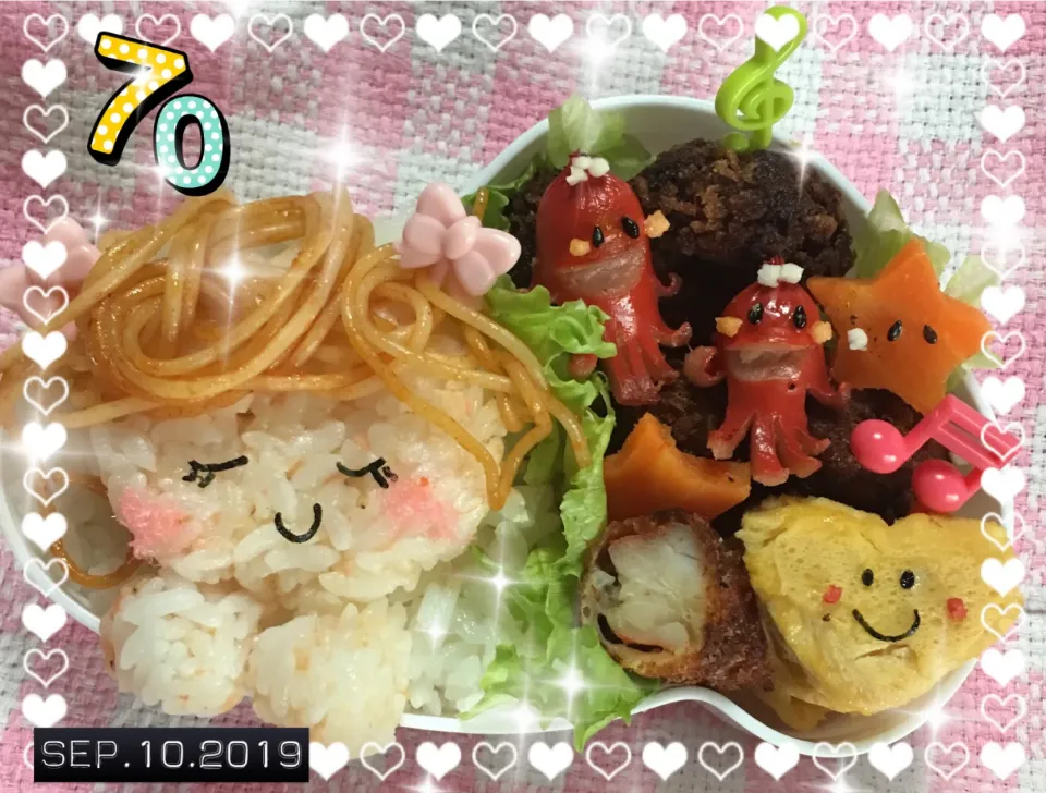 Snapdishの料理写真:今日のお弁当|うさぴょんさん