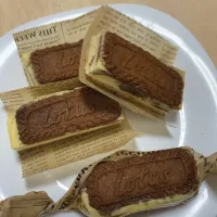 Snapdishの料理写真:ワンハンドマーブルチーズケーキ|けらけらさん