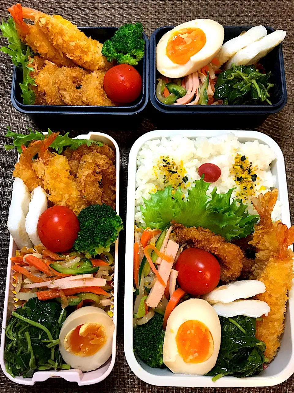 9/10🍱夫 高2娘 私の分🍤揚げ物弁当|🌹ゆぅ🌹さん