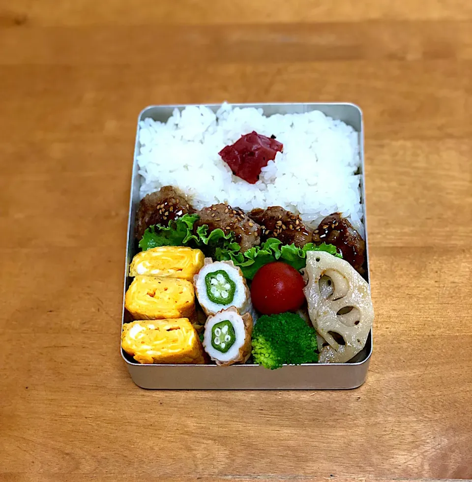 Snapdishの料理写真:肉団子の甘酢あん弁当|sachi ＊さん