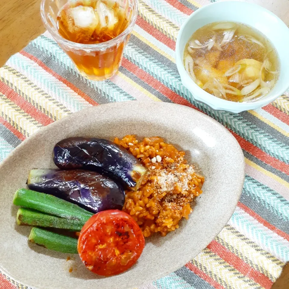 時短夏野菜カレーリゾット|makikoさん