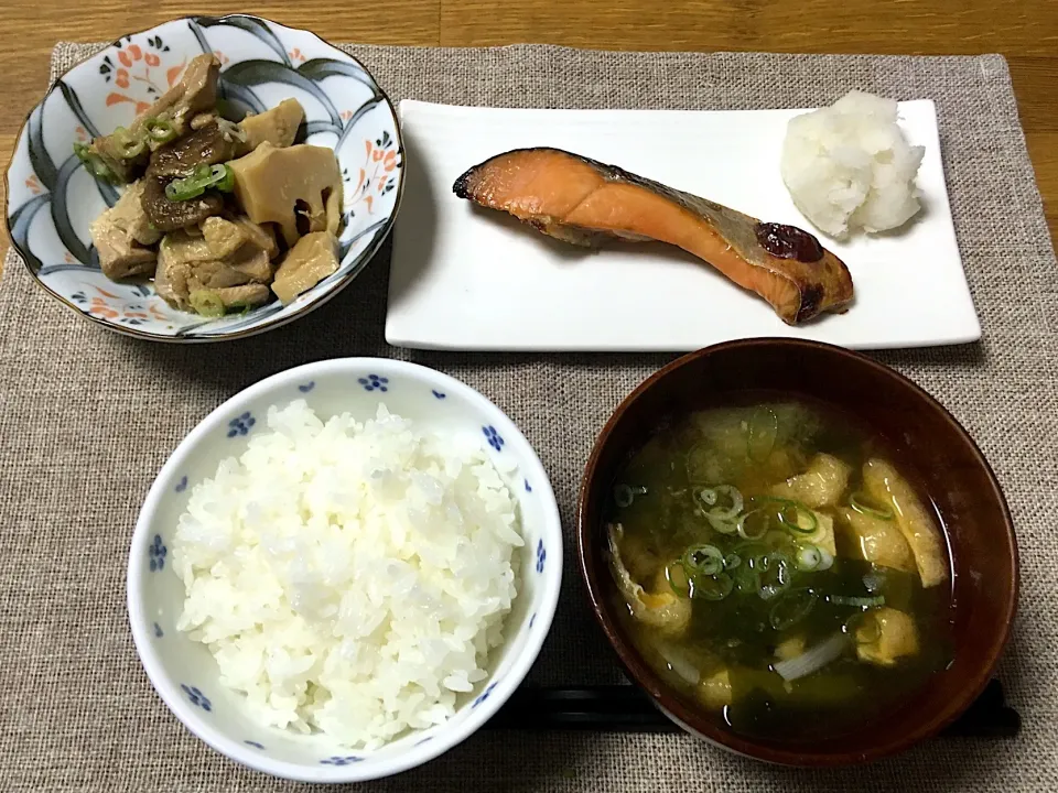 あるものご飯(本日の夕ごはん)
#あるもので  #残り物|morimi32さん