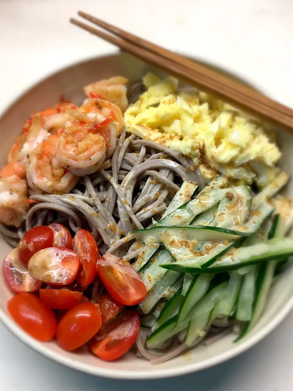 Snapdishの料理写真:Homecooked soba salad|karen limさん