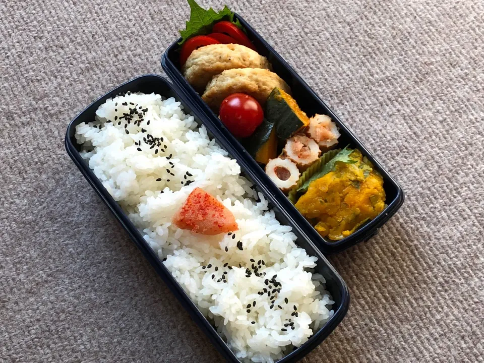 Snapdishの料理写真:豆腐ハンバーグ 弁当|弁当 備忘録さん