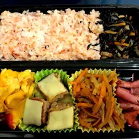 Snapdishの料理写真:彼氏の今日のお弁当 そのⅡ|アムネシアさん