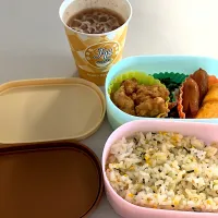 Snapdishの料理写真:彼氏からのお弁当 そのⅠ|アムネシアさん