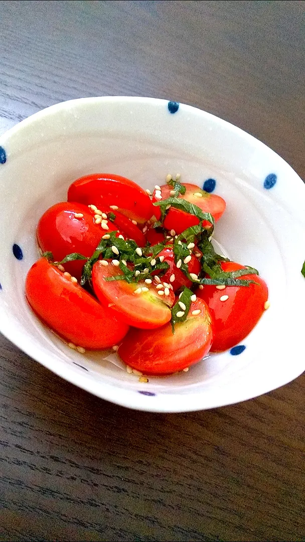 🍅トマトと大葉のさっぱりサラダ🍅|じょうさん