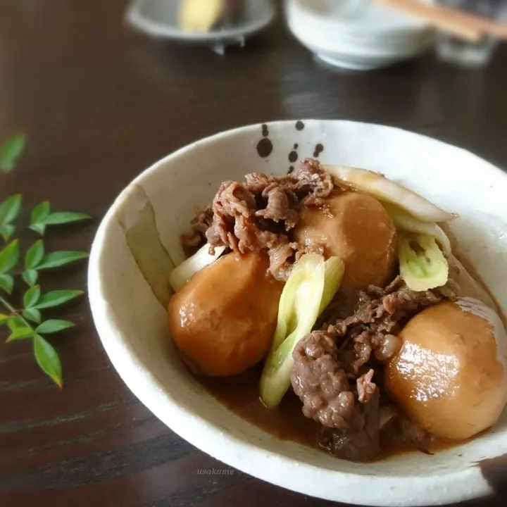 Snapdishの料理写真:まちまちこさんの料理 山形の芋煮（いもこじる）|うさかめさん