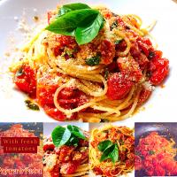 生トマトを使ったアラビアータ